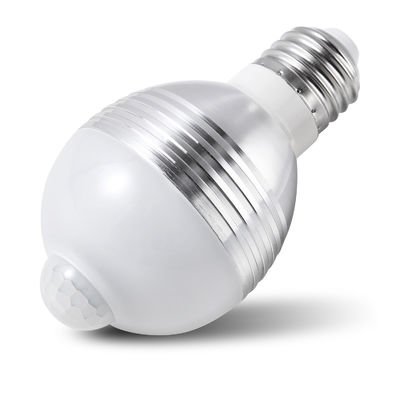 9W LED PIR Motion Sensor Light Bulb For Porch 1000ml Luminous Lux