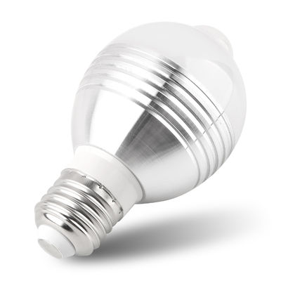 9W LED PIR Motion Sensor Light Bulb For Porch 1000ml Luminous Lux