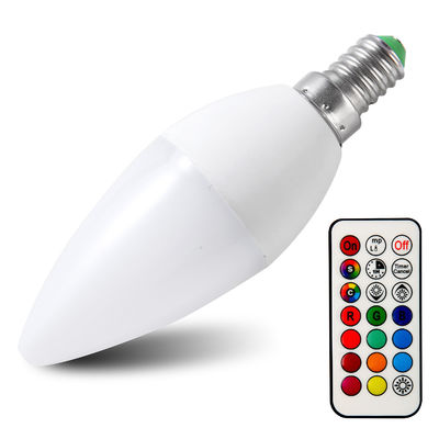 RGB Dimmable Candle LED Bulb IP44 LED Home Light Bulbs E26 E27